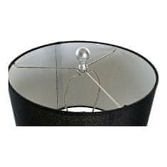 DKD Home Decor Namizna svetilka DKD Home Decor Črna Srebrna Poliester Akrilna smola 220 V 60 W (33 x 33 x 74 cm)