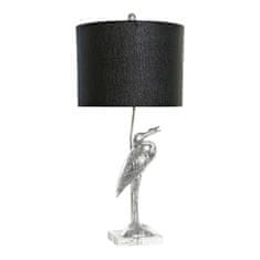 DKD Home Decor Namizna svetilka DKD Home Decor Črna Srebrna Poliester Akrilna smola 220 V 60 W (33 x 33 x 74 cm)