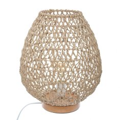 Atmosphera Namizna svetilka Atmosphera Tressé Sand 40 W Ø 35,5 x 30 cm