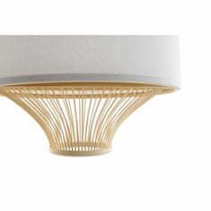 DKD Home Decor Stropna svetilka DKD Home Decor White Polyester Bamboo (40 x 40 x 52 cm)