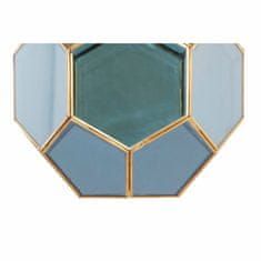 DKD Home Decor Stropna svetilka DKD Home Decor Crystal Blue Golden Brass 50 W (28 x 28 x 31 cm)