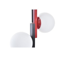 DKD Home Decor Stropna svetilka DKD Home Decor Rdeča črna bela 40W 220 V (44 x 44 x 120 cm)