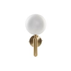 DKD Home Decor Stenska svetilka DKD Home Decor Crystal Golden Metal 220 V 50 W (15 x 15 x 30 cm)