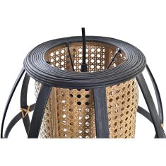 DKD Home Decor Stropna svetilka DKD Home Decor črno rjava 220 V 50 W (34 x 34 x 35 cm)
