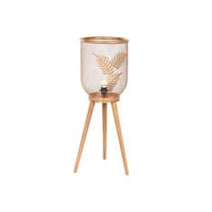 DKD Home Decor Namizna svetilka DKD Home Decor Golden Metal Brown 220 V 50 W Pinewood (32 x 32 x 90 cm)