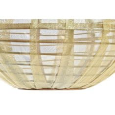 DKD Home Decor Stropna luč DKD Home Decor Naravna zlato rjava bambus 50 W (42 x 42 x 26 cm)
