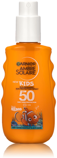 Garnier Ambre Solaire Nemo Kids sprej za zaščito pred soncem, SPF50+, 150 ml