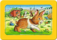 Ravensburger Moja prva uganka Živalski prijatelji 3x6 kosov