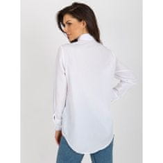 Factoryprice Ženska srajca s snemljivo verižico oversize LUDOVIT bela TO-KS-7183.08P_398001 S