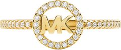 Michael Kors Luksuzni pozlačeni prstan s cirkoni MKC1250AN710 (Obseg 51 mm)