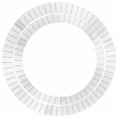 shumee Gabionsko kurišče Ø 100 cm pocinkano železo
