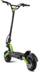 MS ENERGY x10 električni skiro, 25,4 cm, 2x1000W, do 75km, LED, zložljiv, polnilna baterija, regenerativno polnjenje, črno zelen