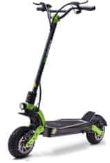 MS ENERGY x10 električni skiro, 25,4 cm, 2x1000W, do 75km, LED, zložljiv, polnilna baterija, regenerativno polnjenje, črno zelen