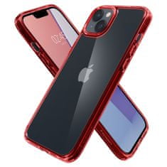 Spigen Ovitek za telefon Ultra Hybrid, prozoren/rdeč, iPhone 14 Plus