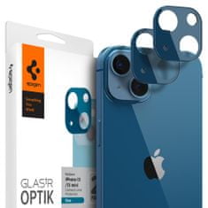 Spigen Optik 2 Pack, blue - iPhone 13/13 mini