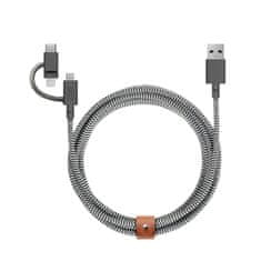 Native Union Belt Universal Cable (USB-C – Lighting/USB-C) 1.5m, zebra