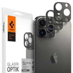 Spigen Optik 2 Pack, graphite - iPhone 13 Pro/13 Pro Max