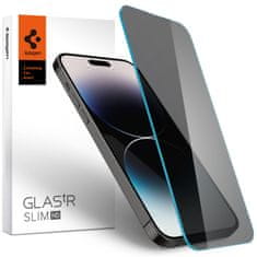 Spigen Glass Slim HD 1 Pack Anti Glare/Privacy ansparency Sensor Protection - iPhone 14 Pro Max