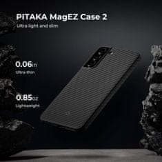 Pitaka Ovitek za telefon MagEZ, črno/siv, Galaxy S22