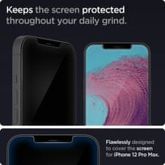 Spigen Glas EZ Fit, 2 Pack - iPhone 12 Pro Max