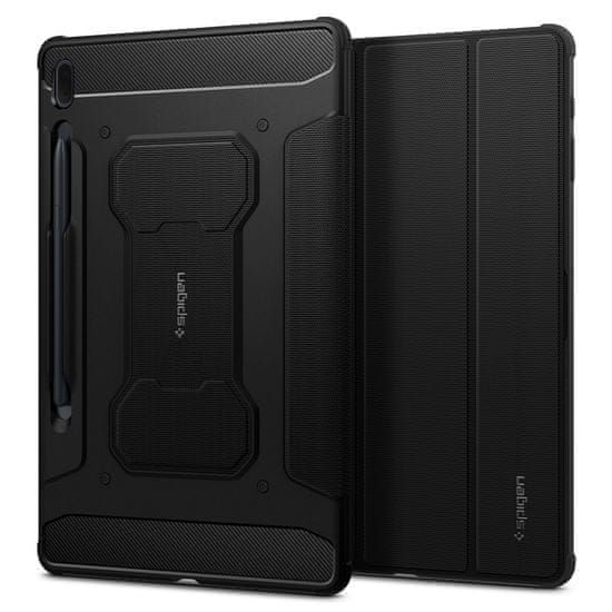 Spigen Ovitek za tablični računalnik Rugged Armor Pro, črn, Samsung Galaxy Tab S7 FE/S7 FE 5G