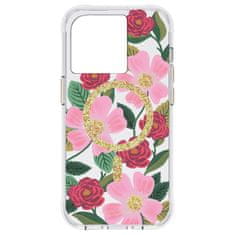 Ovitek za telefon Mate Rifle Paper Rose Garden MagSafe, cvetlični motiv, iPhone 14 Pro