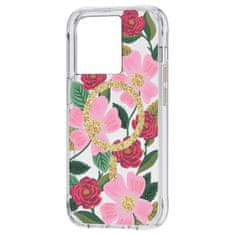 Ovitek za telefon Mate Rifle Paper Rose Garden MagSafe, cvetlični motiv, iPhone 14 Pro