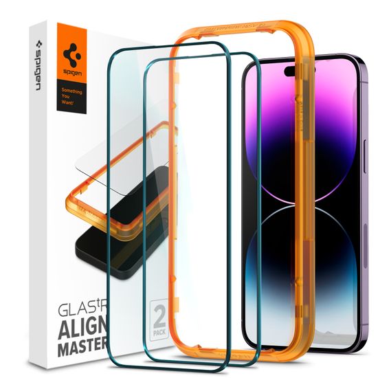 Spigen Align Master 2 Pack, FC black - iPhone 14 Pro