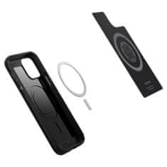 Spigen Ovitek za telefon Mag Armor MagSafe, črn, za iPhone 12/Pro