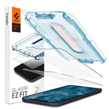 Spigen Glas EZ Fit, 2 Pack - iPhone 12/Pro
