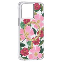 Ovitek za telefon Mate Rifle Paper Rose Garden MagSafe, cvetlični motiv, iPhone 14 Pro Max