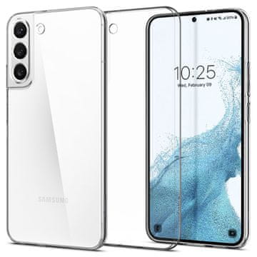 Spigen Ovitek za telefon Air Skin, prozoren, Samsung Galaxy S22