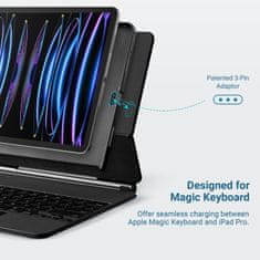 Pitaka Ovitek za tablični računalnik MagEZ 2, črn/siv, za iPad Pro 12,9" 2022/2021