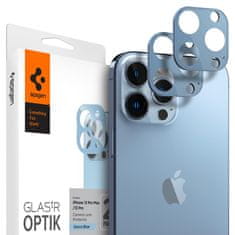 Spigen Optik 2 Pack, sierra blue - iPhone 13 Pro/13 Pro Max