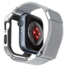 Spigen Zaščitni pokrov za pametno uro Metal Fit Pro, srebrn, za Apple Watch 8/7 45 mm
