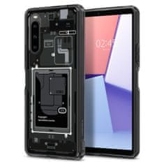 Spigen Ovitek za telefon Ultra Hybrid, zero one, črno-siv vzorec, Sony Xperia 10 V