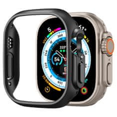 Spigen Zaščitni pokrov za pametno uro Thin Fit, črn, Apple Watch Ultra 49 mm