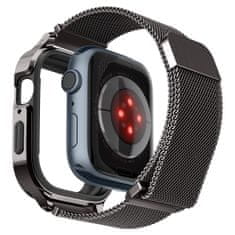 Spigen Zaščitni pokrov za pametno uro Metal Fit Pro, grafitni, za Apple Watch 8/7 45 mm