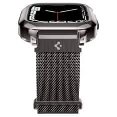 Spigen Zaščitni pokrov za pametno uro Metal Fit Pro, grafitni, za Apple Watch 8/7 45 mm