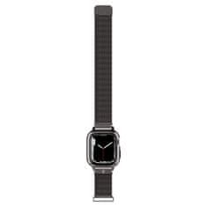 Spigen Zaščitni pokrov za pametno uro Metal Fit Pro, grafitni, za Apple Watch 8/7 45 mm