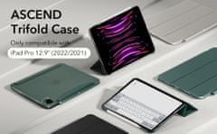 ESR Ovitek za tablični računalnik Ascend Trifold, siv, iPad Pro 12,9" (2022/2021)