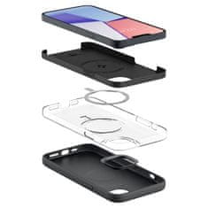 Spigen Ovitek za telefon Fit MagSafe, silikonski, črn, iPhone 14