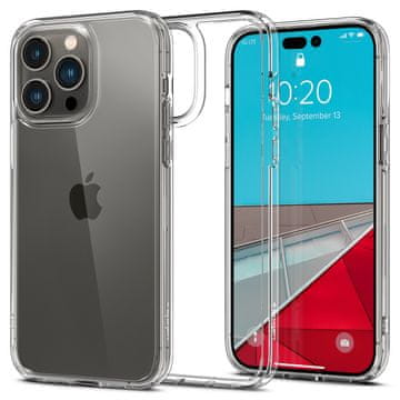 Spigen Ovitek za telefon Ultra Hybrid, prozoren, iPhone 14 Pro Max