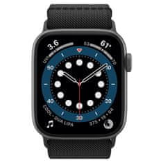 Spigen Pas za pametno uro Lite Fit, črn, za Apple Watch Ultra (49 mm)/8/7 (45 mm)/SE 2022/6/SE/5/4 (44 mm)/3/2/1 (42 mm)