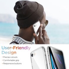 ESR Ovitek za telefon, Ice Shield, prozoren, iPhone SE 2022