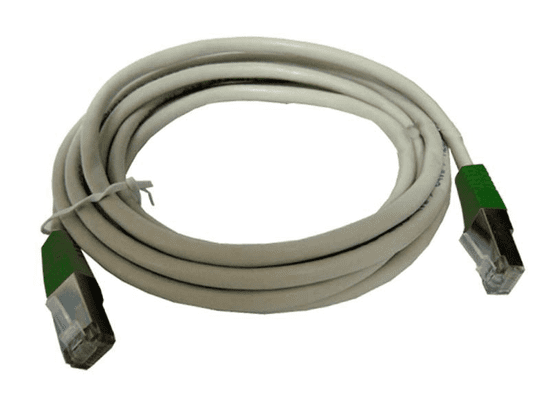 Cabletech SFTP kabel CAT.5 sivi crossover 1m