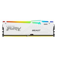 Kingston FURY Beast White/DDR5/64GB/5200MHz/CL40/2x32GB/RGB/White