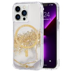 Ovitek za telefon Mate MagSafe Karat Marble, videz marmorja/zlata, iPhone 13 Pro