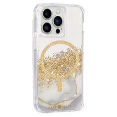 Ovitek za telefon Mate MagSafe Karat Marble, videz marmorja/zlata, iPhone 13 Pro