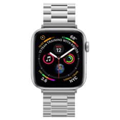 Spigen Pas za uro Modern Fit, srebrn, za Apple Watch Ultra (49 mm)/8/7 (45 mm)/SE 2022/6/SE/5/4 (44 mm)/3/2/1 (42 mm)
